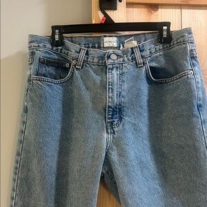 Calvin Klein Jeans Light Blue Straight Fit size 15